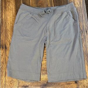 Nike Women's Knee-Length Drawstring Shorts - Gray